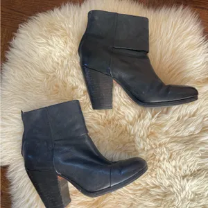 Rag & bone classic newberry boots black leather Taylor swift chunky ankle boots thumbnail 4