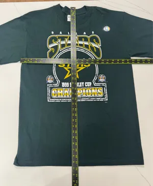Vintage 1999 Dallas Stars Stanley Cup Champions T Shirt NHL Hockey NWT Large USA thumbnail 5