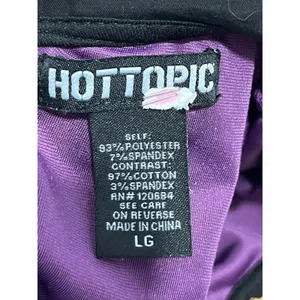 Hot Topic Velvet Dress Large Stretch Purple Halloween Costume Wednesday Core thumbnail 7
