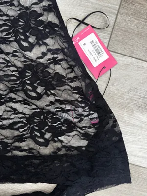 Edikted Black Floral Lace Halter Crop Top thumbnail 4