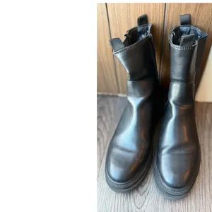 A New Day Black Combat Boots Side Zip Lug Sole Size 7.5‎ thumbnail 4