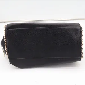 Marc New York Satchel Womens Large Black Pebbled Chain Accent Gold Hardware Fair thumbnail 14