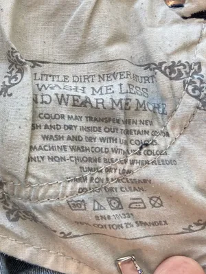 Charlotte Russe Low Rise Flare Jeans Y2K Dark Wash Size 2S thumbnail 13