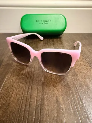 NEW Kate Spade Harlow Gradient Square Sunglasses - Violet thumbnail 2