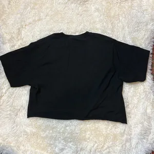 Bioworlds Anime Cartoon Kuromi By Sanrio Flaming Heart Graphic Crop Tee thumbnail 3
