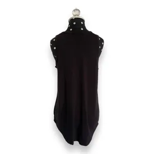 Athleta Womens Tank‎ Top Sz XS Black Cloud Knit Relaxed Modal Blend Knit thumbnail 3