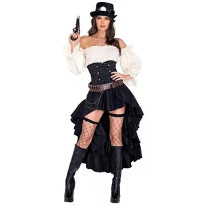 Roma NEW Steampunk Sexy Seductress Costume Size Large thumbnail 2