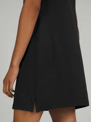 Lululemon Classic-Fit Cotton-Blend Dress‎ Black W1DH0S thumbnail 4