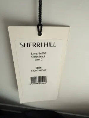 Black Sherri Hill Homecoming Dress Short thumbnail 5