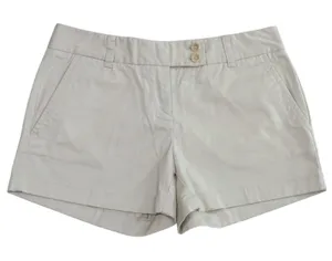 Vineyard Vines Chino Shorts Womens 4 Khaki Tan Low Rise Cotton Stretch Preppy 3" thumbnail 1
