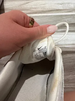 Nike White and Cream Chunky Sneakers RYZ Size 11.5 thumbnail 5