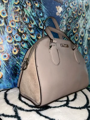 kate spade taupe Small dome satchel with gold Hardware & Removable Strap thumbnail 2