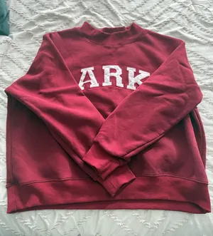 PARKE Red Mockneck Valentine’s Day Sweatshirt thumbnail 1