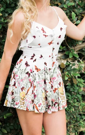 Butterfly Romper Forever 21 thumbnail 1