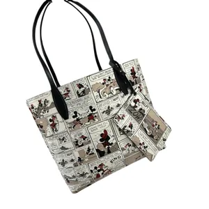 NWOT Kate Spade New York x Disney Reversible Minnie Mouse Large Tote w Wristlet thumbnail 10