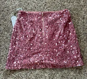 Sequin Skirt Pink Size M thumbnail 2