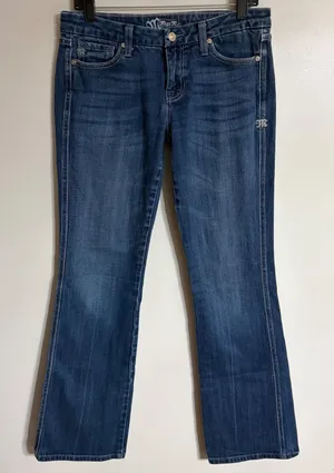 Miss Me Women Dark Wash Bootcut Jeans JP4818 Size 31 Stretch Denim thumbnail 1