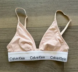 Calvin Klein Logo Elastic Bralette — Pink — XS thumbnail 1