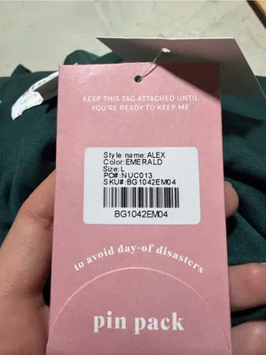 Birdy grey NWT Alex dress emerald large bridesmaid thumbnail 11