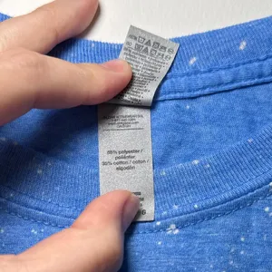 Gildan Blue and white‎ Handmade "Mean Tweets" t-shirt Large thumbnail 3