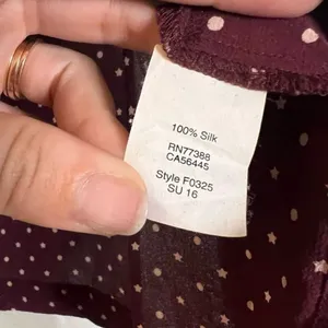 Madewell Burgundy Silk Tank Blouse in Star Mix Medium thumbnail 9