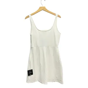 Lulus Always Admired White Sleeveless Mini Dress size Large NWT thumbnail 4