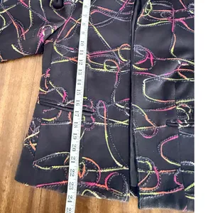 3 Sisters Womens Brown‎ Abstract Swirl Embroidered Cotton Jacket Size M 3S936 thumbnail 11