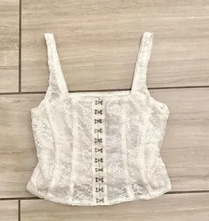 Princess Polly Ivory Lauder Corset Tank Top thumbnail 6