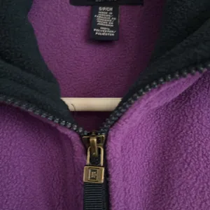 Chaps Size Small Purple &‎ Blue Fleece Vest Full-Zip with Pockets thumbnail 3