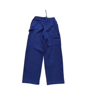 TNA Aritzia Cozy Fleece Mega Fit Cargo Sweatpants Navy Blue Women's Size Small‎ thumbnail 2