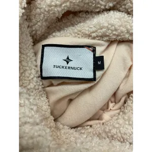 TUCKERNUCK Tan Teddy Fleece Rollins Pullover Medium Long‎ Sleeve Oversize Pile thumbnail 11