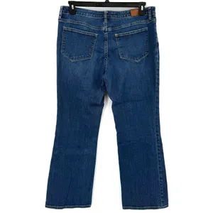 Lands' End Size 12 Mid Rise‎ Bootcut Jeans Denim Pants Blue Not Distressed thumbnail 2