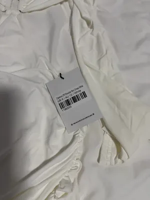 Princess Polly Off-The-Shoulder White Dress thumbnail 4