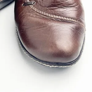 SOFTSPOTS Brown Soft Leather Lace Detail Slip On Mules Size 9.5W thumbnail 9
