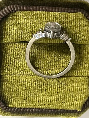 Classic Design Gorgeous Cubic Zirconia w/ Stainless Steel Silver Band S 6 thumbnail 3