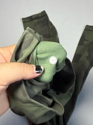 Lululemon Align Camo Green Twill Multi Leggings 25" thumbnail 5