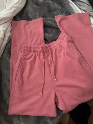 Pink wide leg sweatpants Size XS thumbnail 1