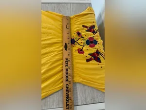 Johnny Was Cotton Embroidered Dress Sundress Boho Floral Hummingbird XS *Flaw* thumbnail 3