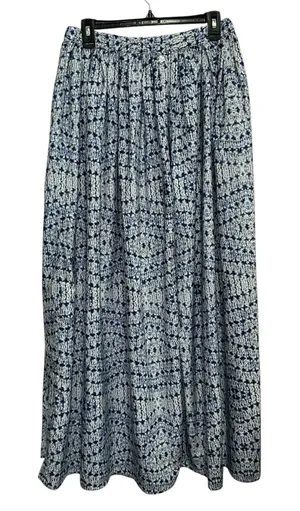 Billabong Blue Tie Dye Wrap Maxi‎ Skirt Women's Large Boho Beach Festival thumbnail 1