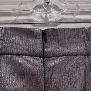 Anthropologie Hutch Silver Metallic Wide Leg Trouser Pants Size Small‎ NWT thumbnail 7