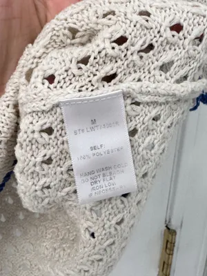 Peach Love California Crochet Button Front Top thumbnail 6