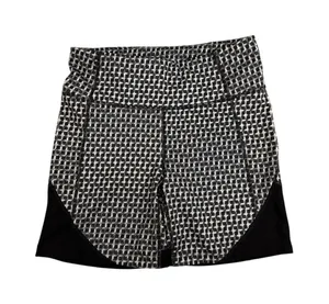 Athleta Active Vivid Velocity Black White Athletic Bike Shorts Size Small thumbnail 1