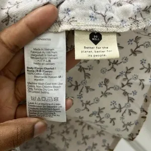 NWT Madewell Flannel Cream Pull-On Floral Tiered Mini Skirt Sz S thumbnail 7