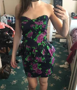 Motel Rocks Strapless Dress thumbnail 1