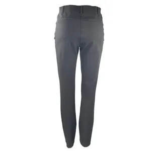 Quince Women's Black Straight Skinny High Waisted Pull On Trousers Dress Pants S thumbnail 3