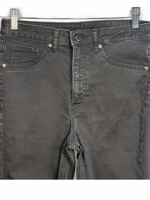 H&M Women’s Ultra High Waist Ankle Length Black Curvy Jeggings Size US 8/UK 12 thumbnail 5