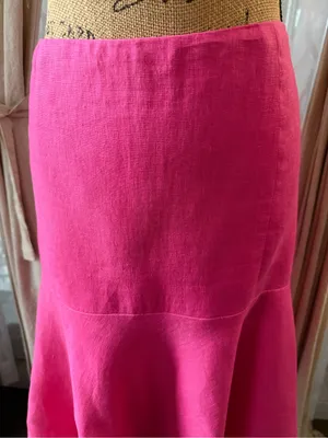 LAUREN RALPH LAUREN Linen Flare Skirt Size 8 thumbnail 3
