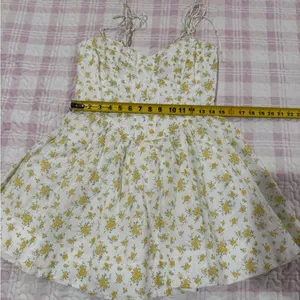 Bardot Yellow and‎ White Floral Mini Dress thumbnail 8