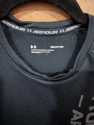 Under Armour Sleeve men shirt activewear S black thumbnail 3