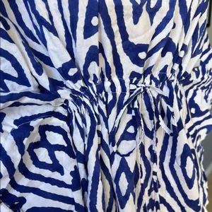 Roberta Roller Rabbit Blue and White Ikat Tunic thumbnail 6